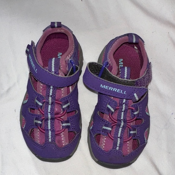 Merrell Kids Sneakers in Purple and Pink - Picture 1 of 2